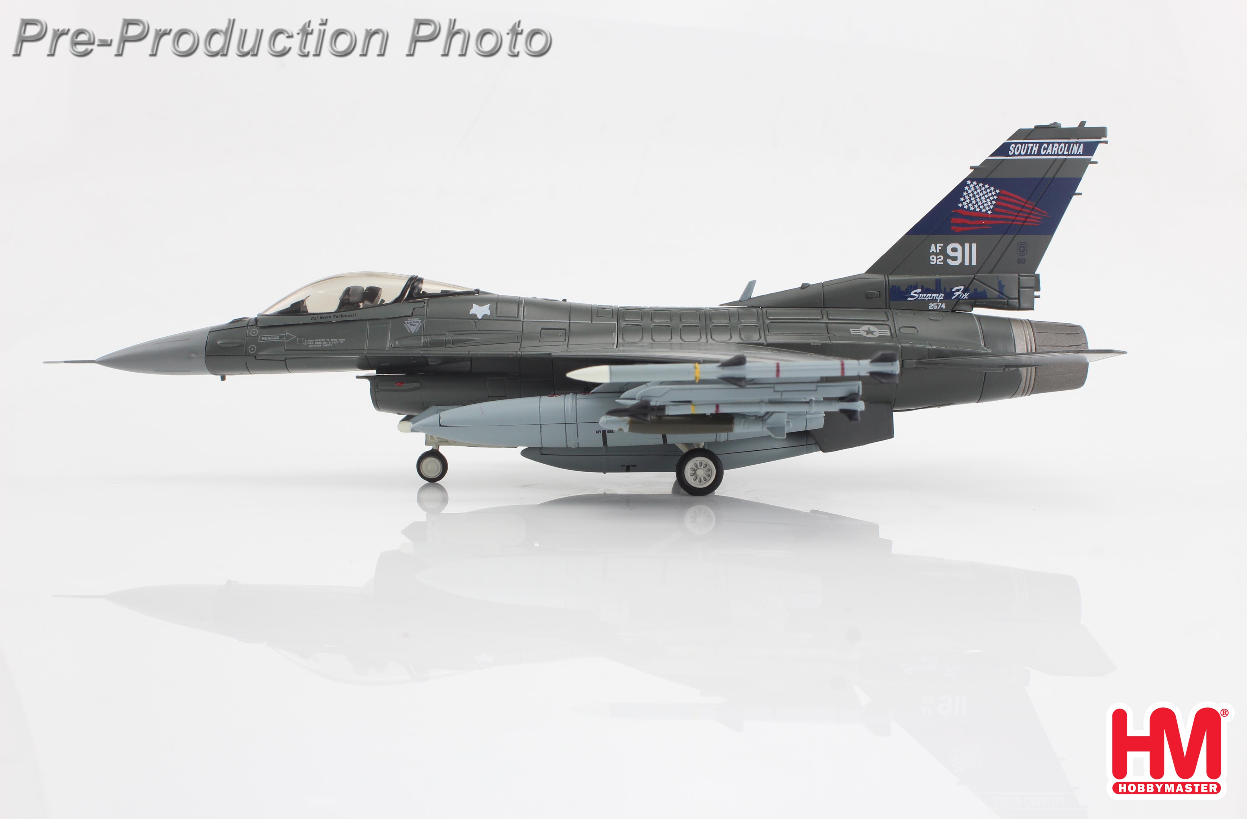 F-16C Fighting Falcon 92-3911, 157th FS, South Carolina ANG